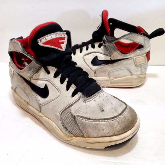 Nike Other - Vintage 90s NIKE FLIGHT High Top Sneakers - Kid's Size 11.5